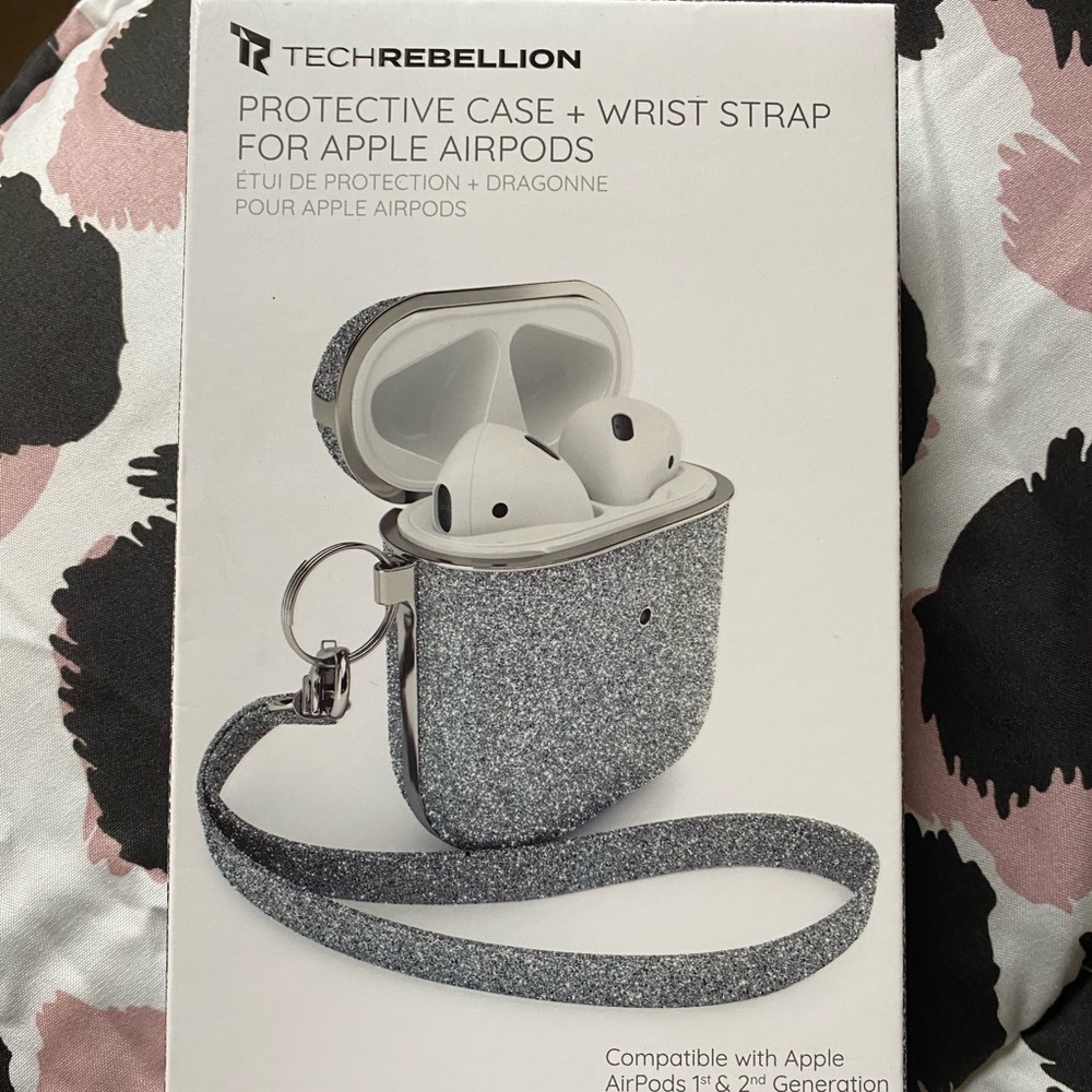 Apple AirPod case+wrist strap for 1&2 generation✨